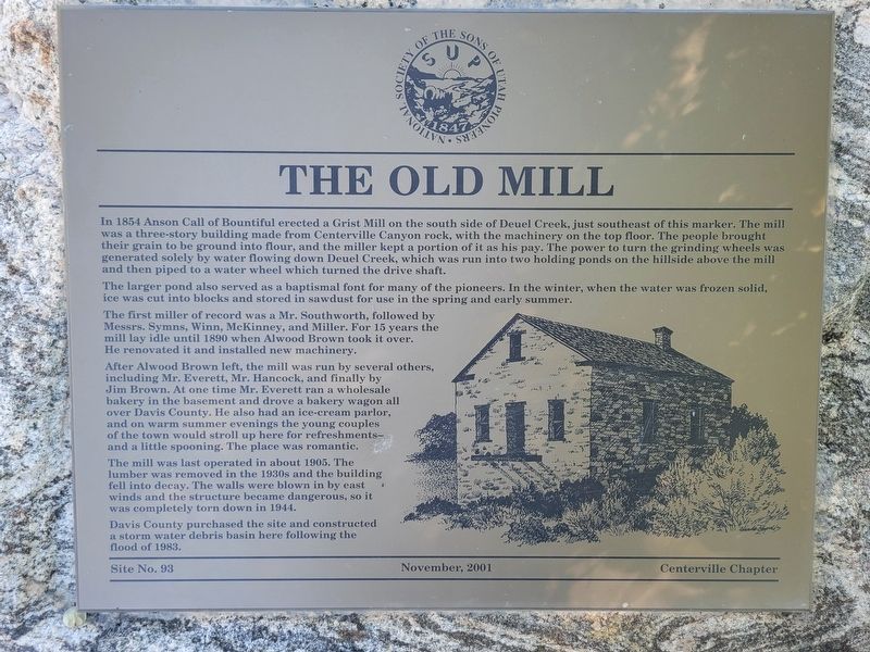 The Old Mill Marker image. Click for full size.