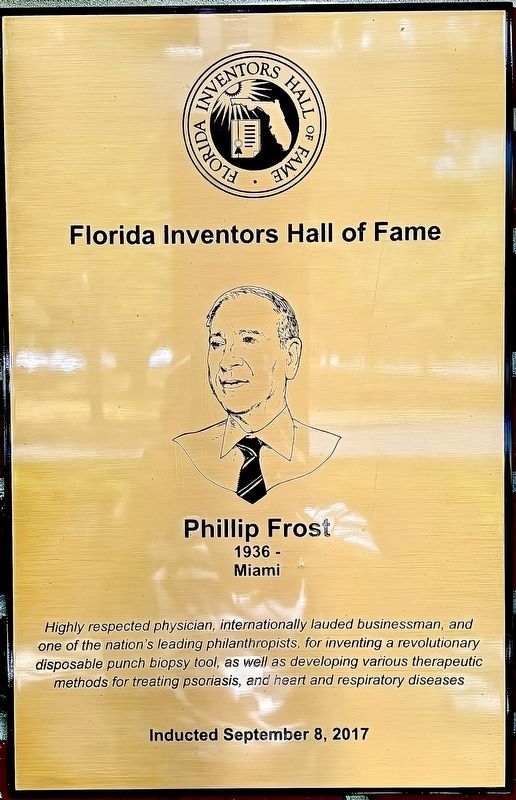 Phillip Frost Marker image. Click for full size.