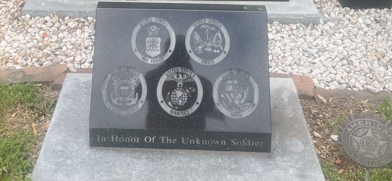 In Honor of the Unknown Soldier Marker image. Click for full size.