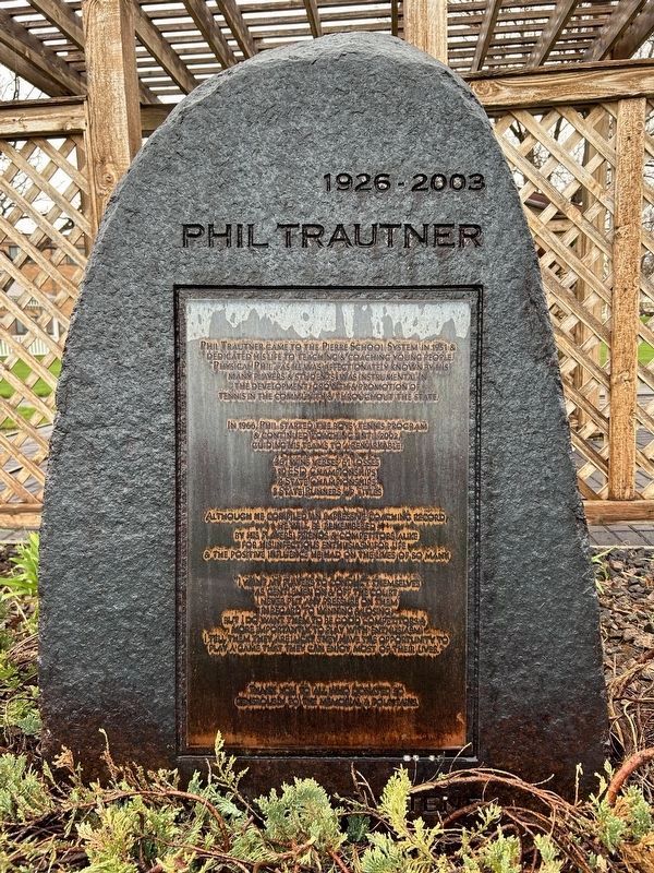 Phil Trautner Marker. Click for full size. Phil Trautner Marker image. Click for full size.