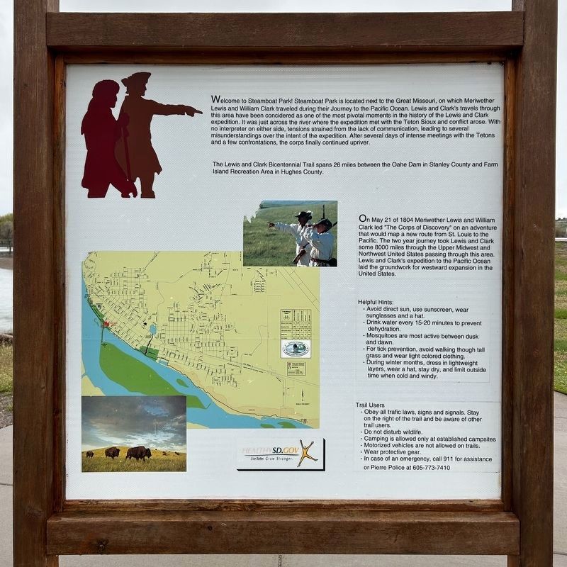 Welcome to Steamboat Park! Marker. Click for full size. Welcome to Steamboat Park! Marker image. Click for full size.