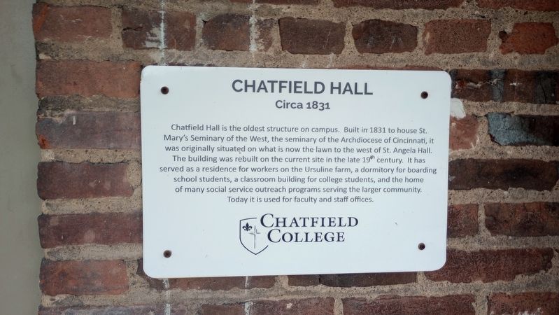 Chatfield Hall Marker. Click for full size. Chatfield Hall Marker image. Click for full size.