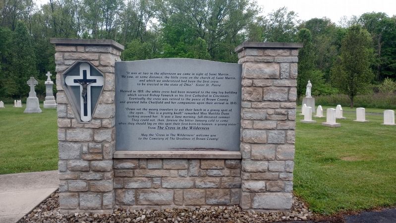 "Cross in The Wilderness" Marker. Click for full size. "Cross in The Wilderness" Marker image. Click for full size.
