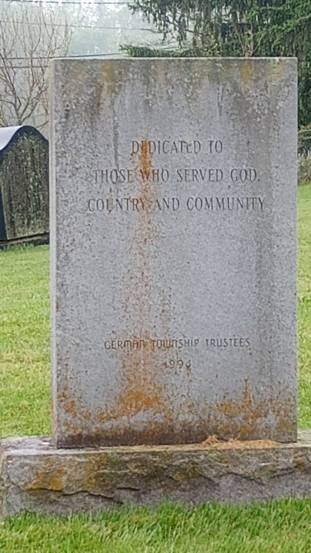 German Township Veterans Memorial Marker image. Click for full size.