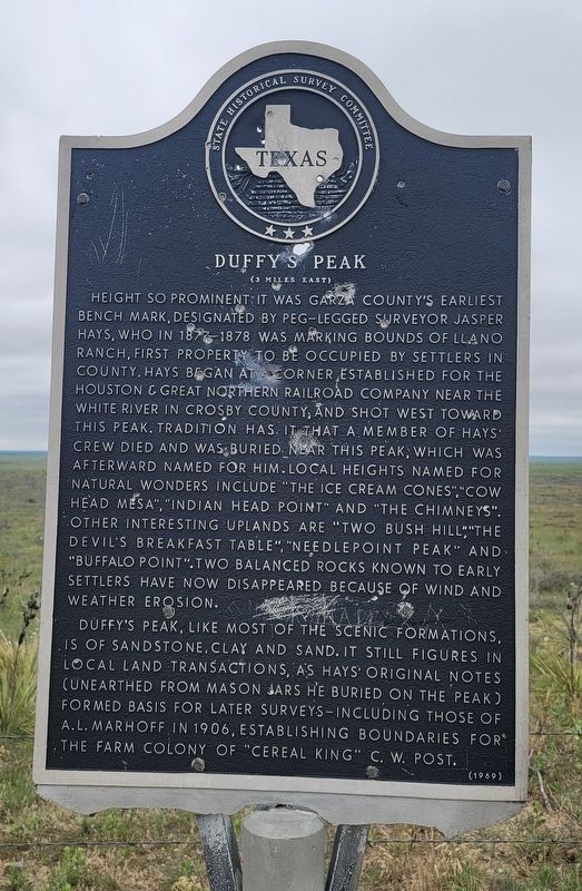 Duffy's Peak Marker image. Click for full size.