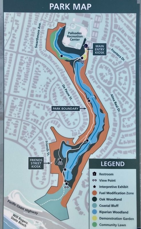 George Wolfberg Park Map image. Click for full size.