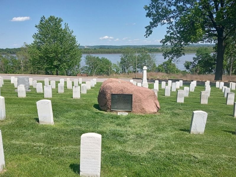 Unknown Soldiers at Fort Bellefontaine Memorial. Click for full size. Unknown Soldiers at Fort Bellefontaine Memorial image. Click for full size.