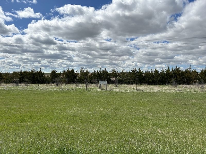 Old Indian Trail Marker, from the highway image. Click for full size.