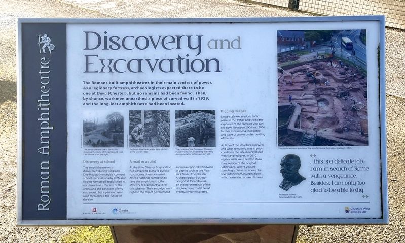 Roman Amphitheatre Marker. Click for full size. Roman Amphitheatre Marker image. Click for full size.