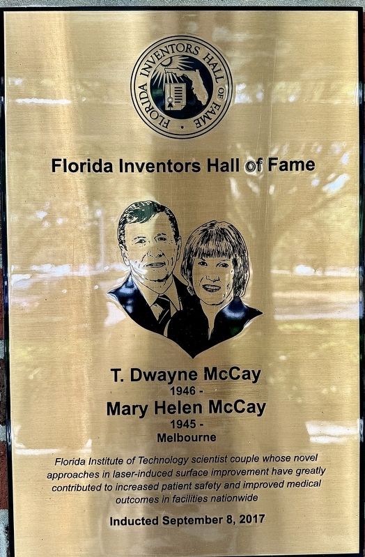 T. Dwayne McCay and Mary Helen McCay Marker image. Click for full size.