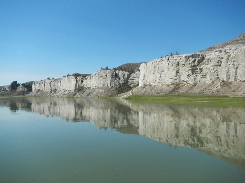 The White Cliffs. Click for full size. The White Cliffs image. Click for full size.
