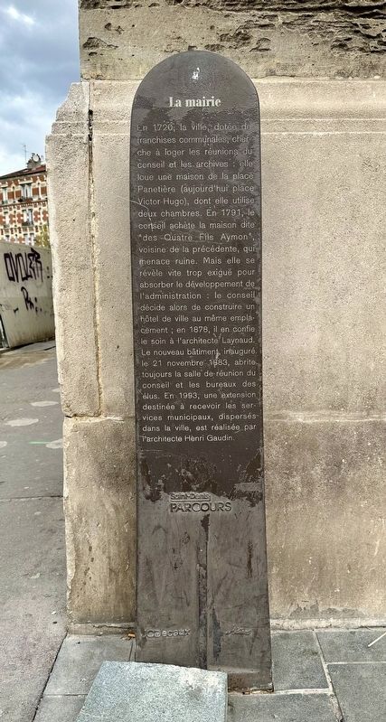 La Mairie / City Hall Marker. Click for full size. La Mairie / City Hall Marker image. Click for full size.