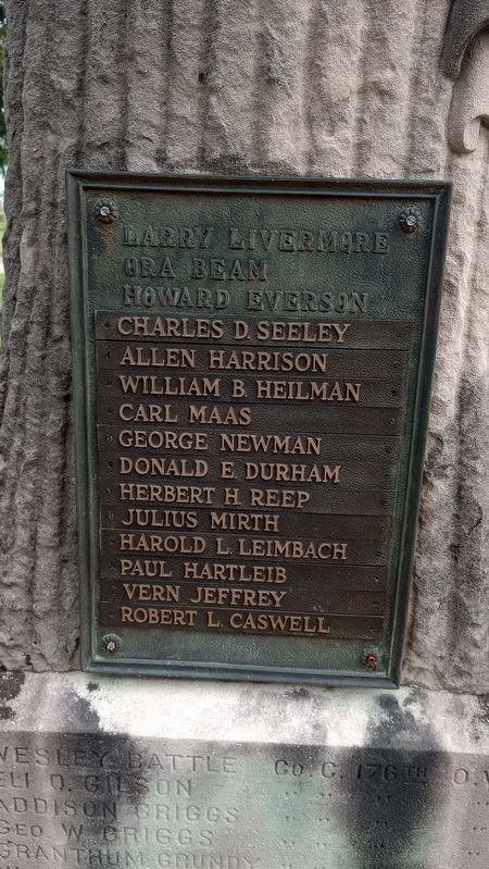 In Memory Of The Soldiers From Brighton Township Marker. Click for full size. In Memory Of The Soldiers From Brighton Township Marker image. Click for full size.