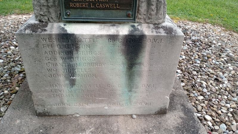 In Memory Of The Soldiers From Brighton Township Marker. Click for full size. In Memory Of The Soldiers From Brighton Township Marker image. Click for full size.