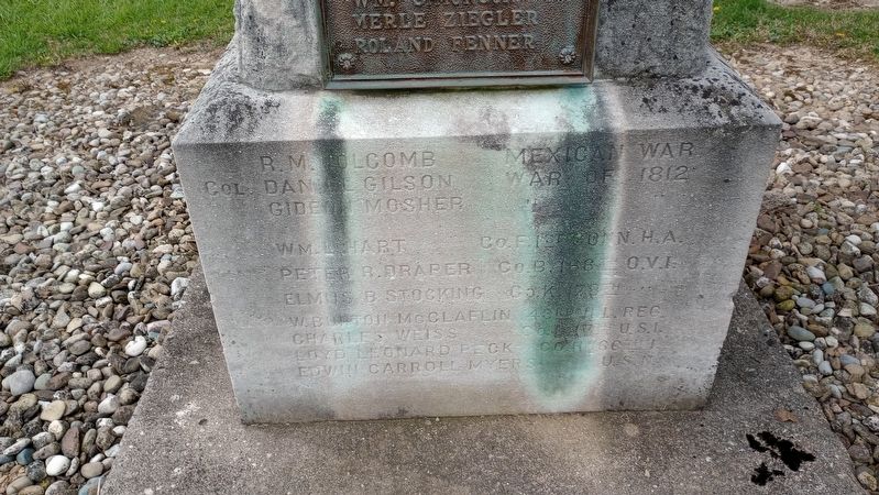 In Memory Of The Soldiers From Brighton Township Marker. Click for full size. In Memory Of The Soldiers From Brighton Township Marker image. Click for full size.