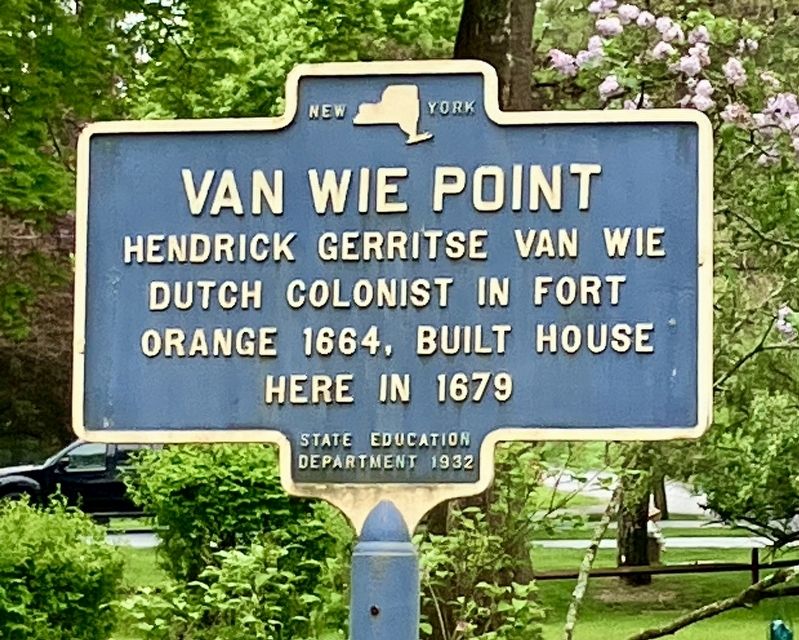 Van Wie Point Marker image. Click for full size.
