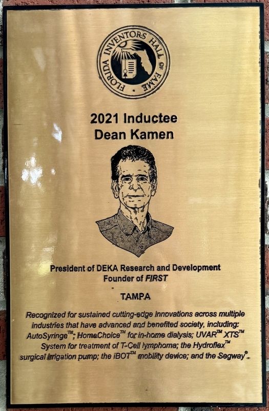 Dean Kamen Marker image. Click for full size.
