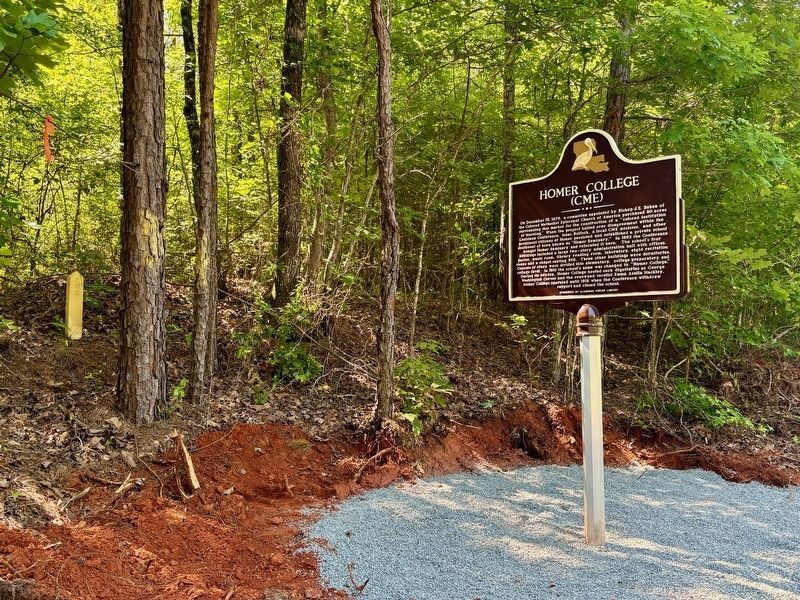 Homer College (CME) / African American Education in Louisiana Marker image. Click for full size.