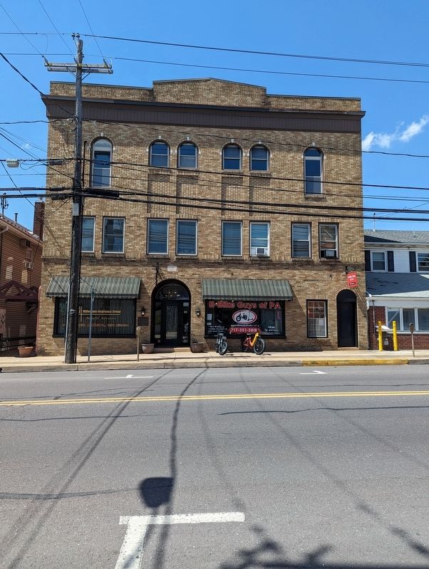 The Styer & Evans Building Marker image. Click for full size.