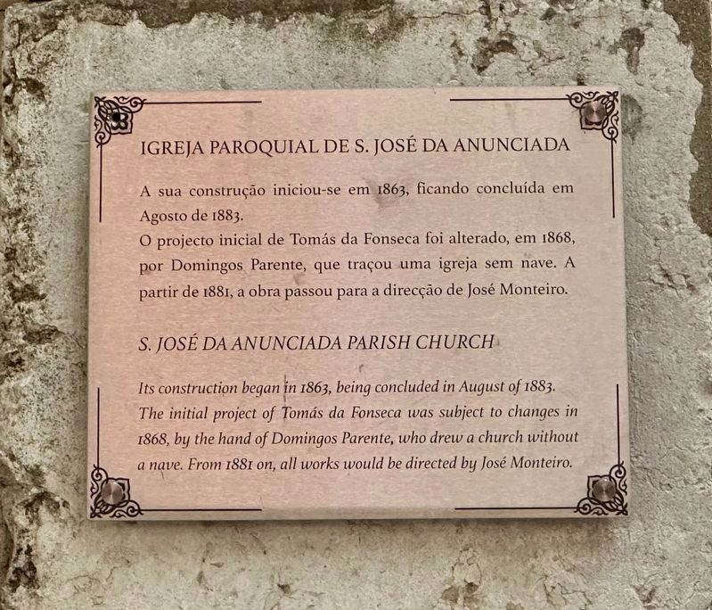 Igreja Paroquial / Parish Church Marker image. Click for full size.