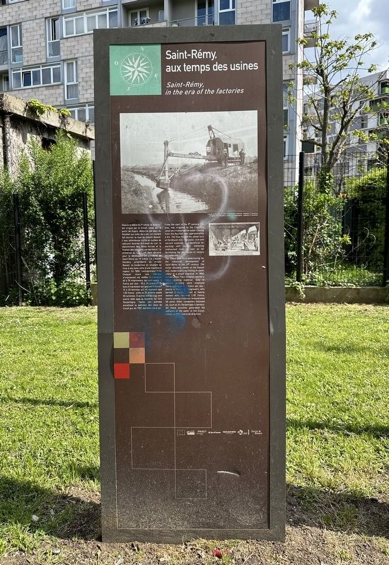 Saint-R�my: aux temps des usines / in the era of the factories Marker image. Click for full size.