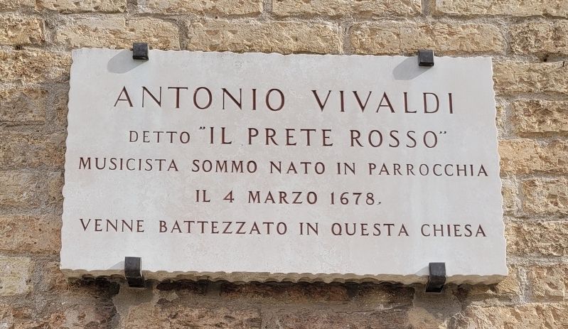 Antonio Vivaldi Marker image. Click for full size.