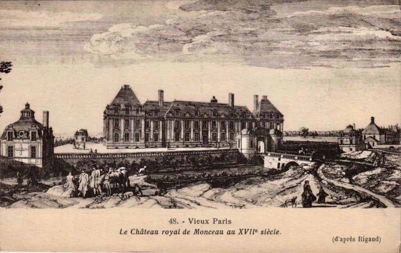 La Chteau royale de Monceau - 17th C. image. Click for full size.