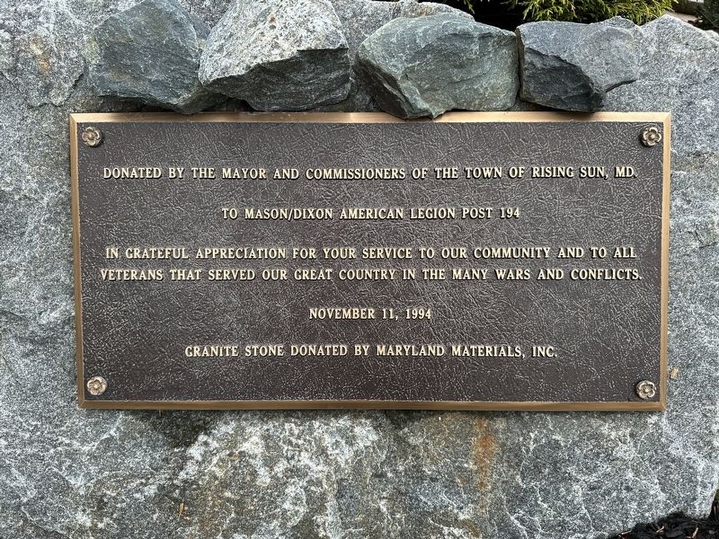 American Legion Post 194 Veterans Memorial Marker. Click for full size. American Legion Post 194 Veterans Memorial Marker image. Click for full size.
