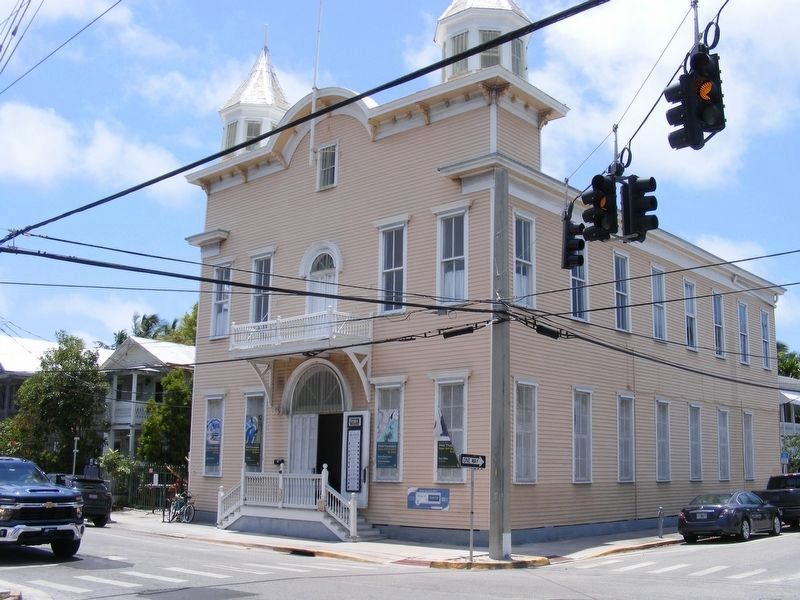 Key West Armory Marker. Click for full size. Key West Armory Marker image. Click for full size.