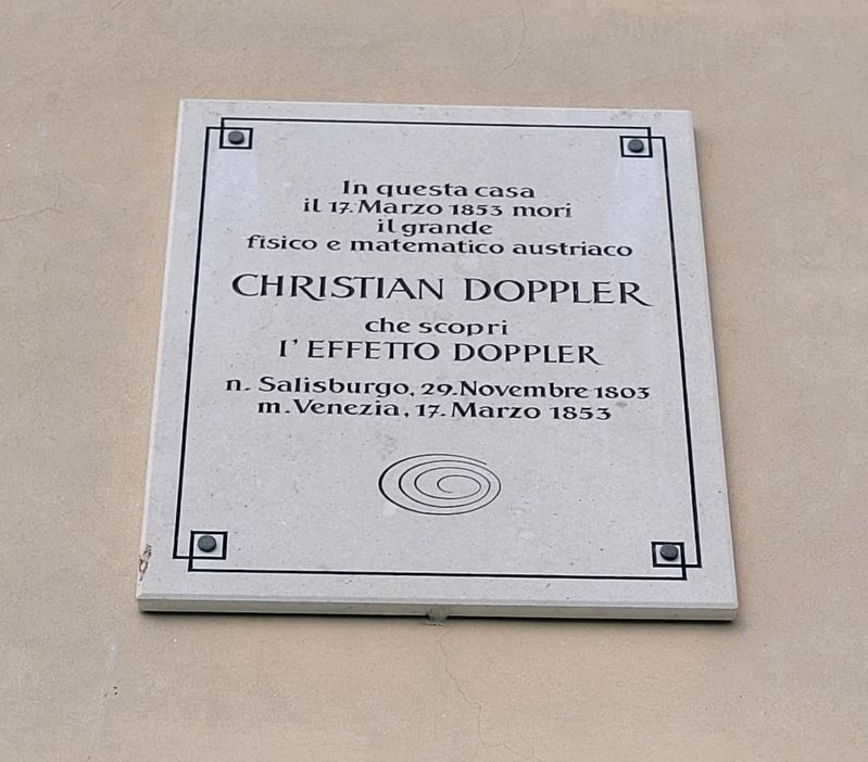 Christian Doppler Marker image. Click for full size.