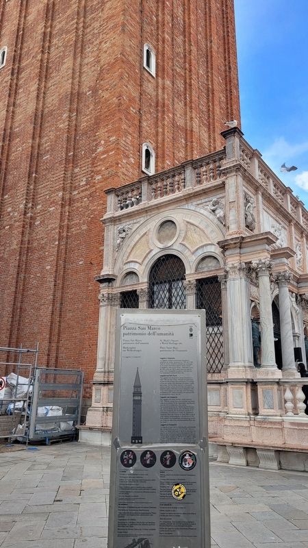 The Loggetta and Bell-Tower with Marker image. Click for full size.