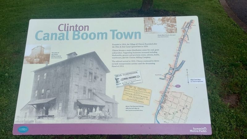 Canal Boom Town Marker. Click for full size. Canal Boom Town Marker image. Click for full size.