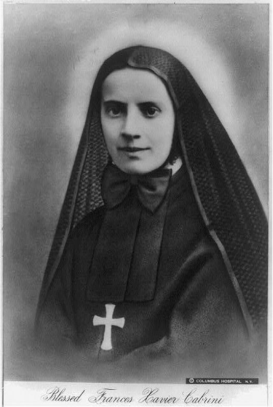 Saint Frances Xavier Cabrini (1850-1917). Click for full size. Saint Frances Xavier Cabrini (1850-1917) image. Click for full size.