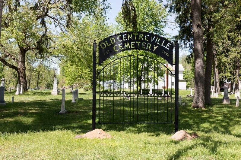 Centreville Cemetery, Centreville, Michigan. Click for full size. Centreville Cemetery, Centreville, Michigan image. Click for full size.
