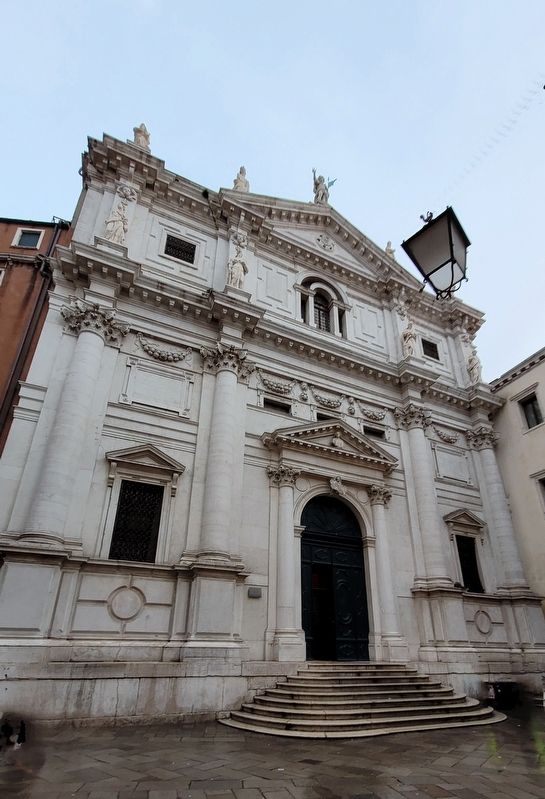 The view of the Chiesa di S. Salvador and Marker image. Click for full size.