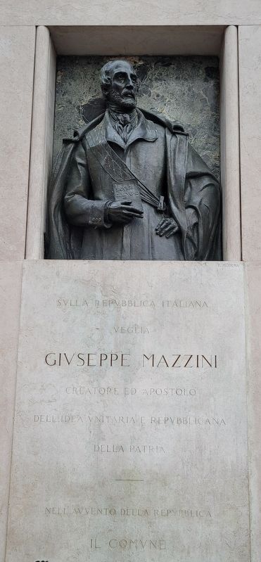 Giuseppe Mazzini Marker image. Click for full size.