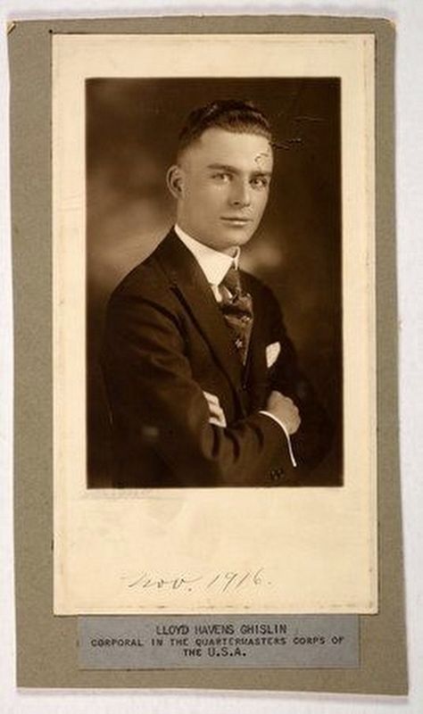 Lloyd Havens Ghislin (1896-1917) image. Click for full size.