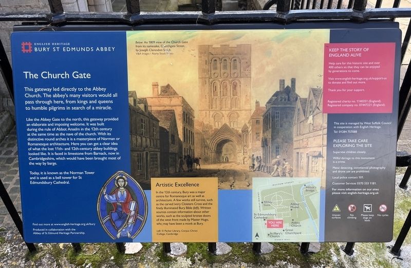The Church Gate Marker image. Click for full size.