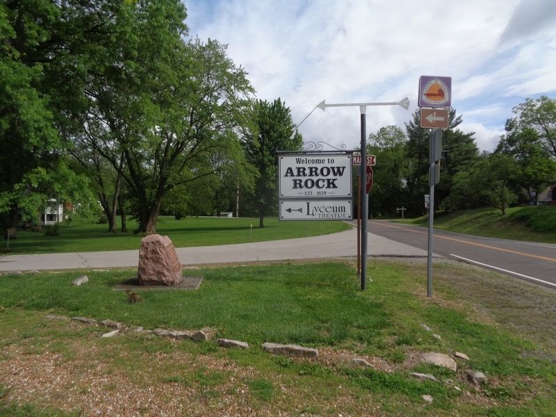 Santa Fe Trail Marker. Click for full size. Santa Fe Trail Marker image. Click for full size.