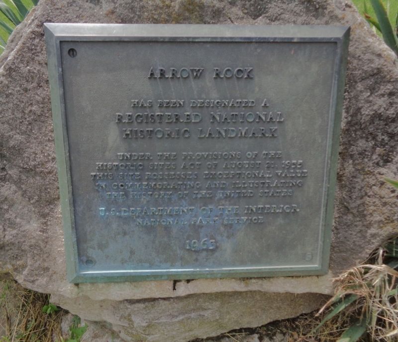 Arrow Rock Marker image. Click for full size.