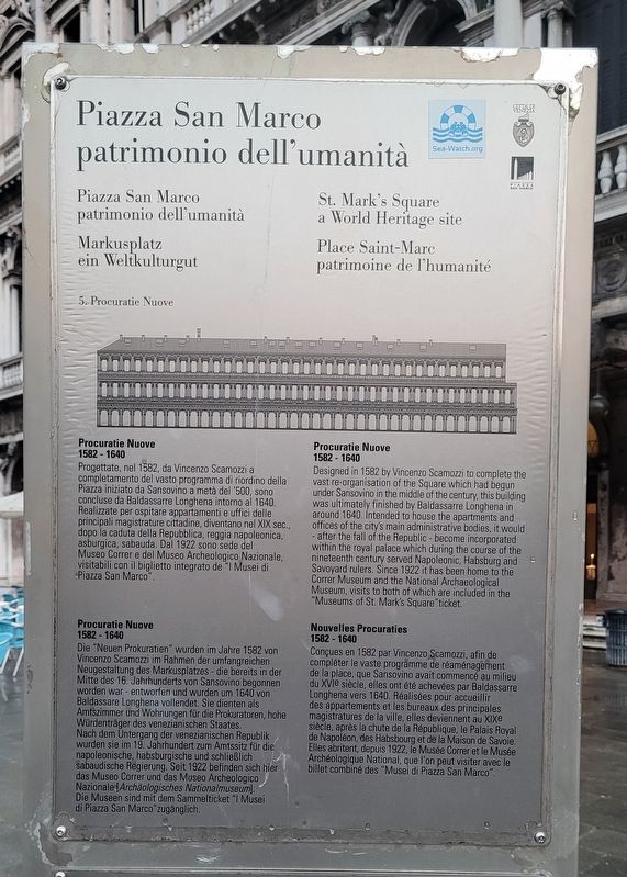 Procuratie Nuove Marker image. Click for full size.