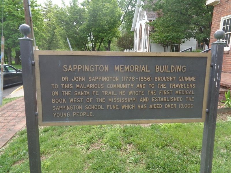 Sappington Memorial Building Marker image. Click for full size.