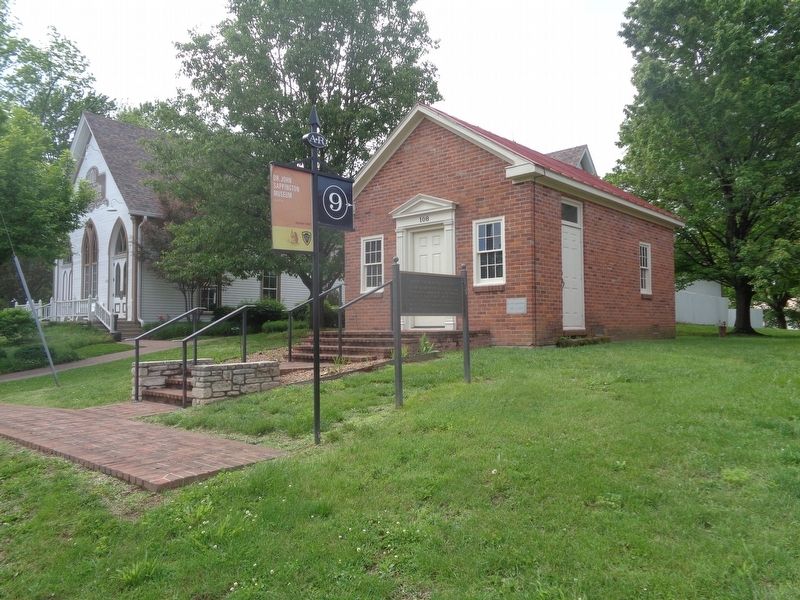 Sappington Memorial Building Marker. Click for full size. Sappington Memorial Building Marker image. Click for full size.
