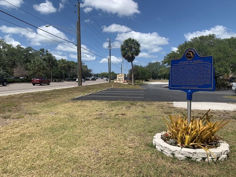 Lynching in Manatee and Sarasota Counties / Lynching in America Marker image. Click for full size.