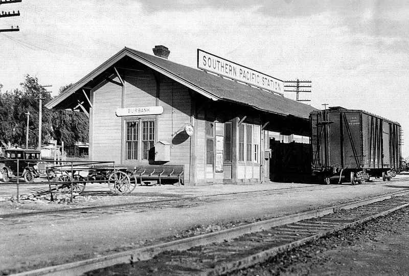Burbank Railway Depot. Click for full size. Burbank Railway Depot image. Click for full size.