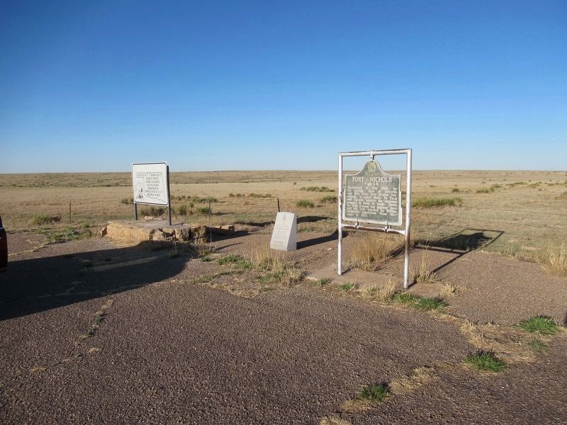 Fort Nichols Marker Area image. Click for full size.