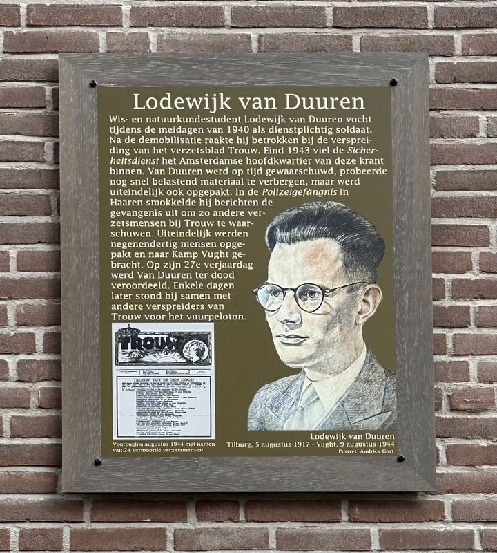Lodewijk van Duuren Marker. Click for full size. Lodewijk van Duuren Marker image. Click for full size.