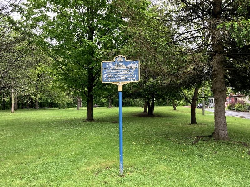 Site of the George West Museum Marker. Click for full size. Site of the George West Museum Marker image. Click for full size.