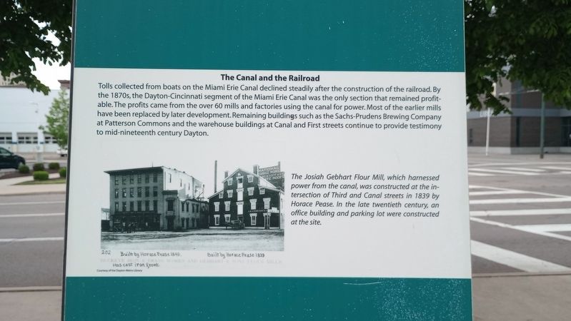 The Canal and the Railroad Marker. Click for full size. The Canal and the Railroad Marker image. Click for full size.