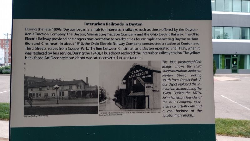 Interurban Railroads in Dayton Marker. Click for full size. Interurban Railroads in Dayton Marker image. Click for full size.